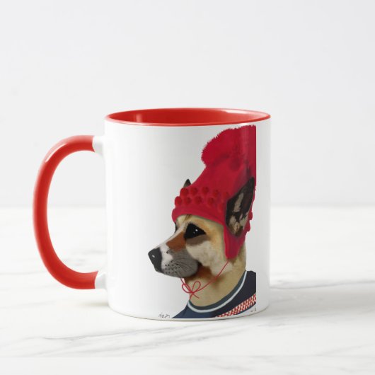 Mug Chien dans Ski Sweat 2 (Gauche)