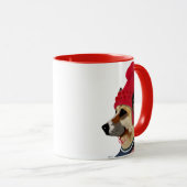 Mug Chien dans Ski Sweat 2 (Devant droit)