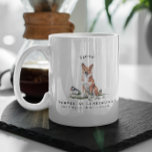 Mug Chien d'aquarelle norvégien | Monogramme<br><div class="desc">Sirotez votre café avec une touche de charme nordique avec cette Mug à café Monogram de dinde norvégienne à l'aquarelle. Dotée d'une délicate illustration peinte à la main du rare Lundehund, avec ses six pieds uniques et sa posture spirituelle, cette tasse célèbre la beauté et l'histoire de cette race remarquable....</div>