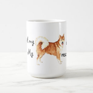 Mug Chien de berger d'islandais de délivrance