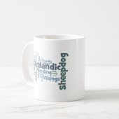 Mug Chien de berger islandais (Devant gauche)