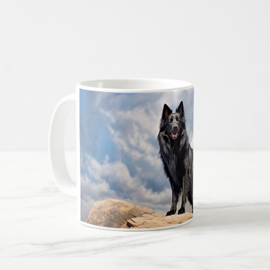 Mug Chien de berger noir (Devant gauche)