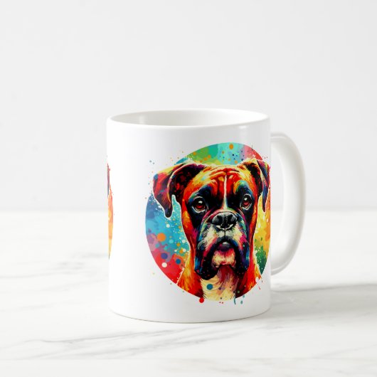 Mug Chien de boîte (Devant droit)