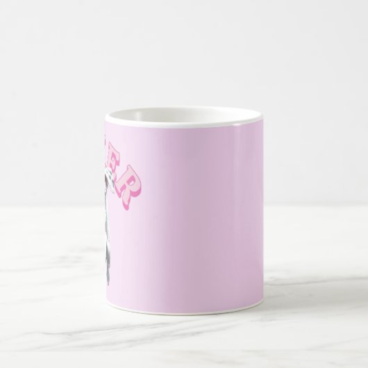 Mug Chien de boîte blanc jouant (Centre)