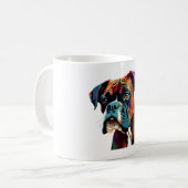 Mug Chien de boîte coloré (Devant gauche)
