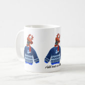 Mug Chien de boîte portant laide doux Amoureux des chi (Devant gauche)