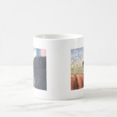 Mug Chien de border collie attendant dans la voiture (Centre)