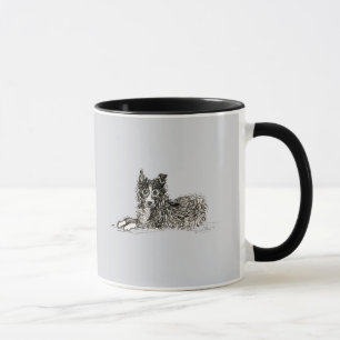 Mug Chien de border collie, juste chillin