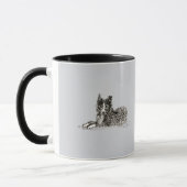 Mug Chien de border collie, juste chillin (Gauche)