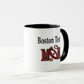 Mug Chien de Boston MOM (Devant droit)