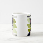 Mug Chien de Boston Terrier - Vert géométrique (Centre)