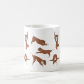 Mug Chien de boxe faisant du yoga (Centre)