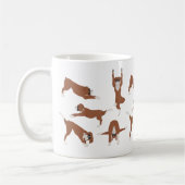 Mug Chien de boxe faisant du yoga (Gauche)