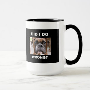 Mug Chien de boxeur dans le problème