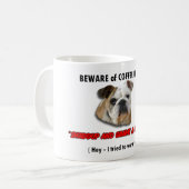 Mug Chien de café (Devant gauche)