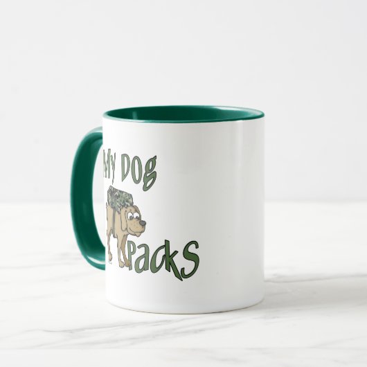 Mug Chien de camp (Devant gauche)