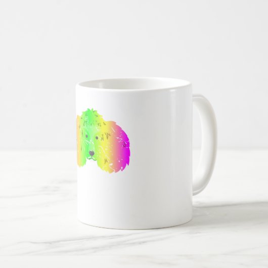 Mug Chien de caniche (Devant droit)