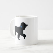 Mug chien de caniche (Devant gauche)