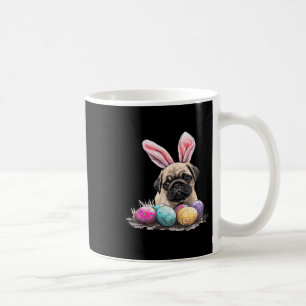 Mug Chien de Carlin de Pâques de Pâques Chien de Carli