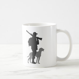 Mug Chien de chasse avec chasseur - Choisissez la coul