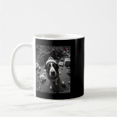 Mug Chien de chasse Walker noëlisé pris sur caméra (Gauche)