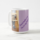 Mug Chien de chat animal de compagnie Happy Place Phot (Devant gauche)
