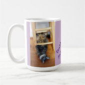Mug Chien de chat animal de compagnie Happy Place Phot (Gauche)