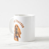 Mug Chien de chien de chien de repérage de café (Devant gauche)