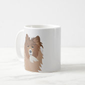 Mug Chien de compagnie Sheltie Chien (Devant gauche)