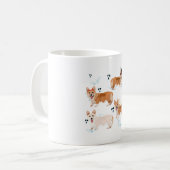 Mug Chien de Corgi d'Halloween (Devant gauche)