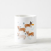 Mug Chien de Corgi d'Halloween (Centre)