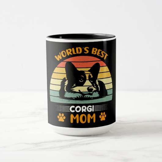 Mug Chien de Corgi drôle (Centre)