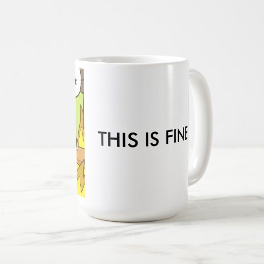 Mug Chien de crypto drôle, C'est bien. (Devant droit)