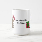 Mug Chien de dessin animé drôle avec citation (Centre)