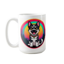 Chien de dessin animé joueur