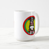 Mug Chien de dessin animé mignon avec collier (Devant droit)