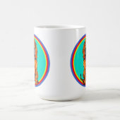 Mug Chien de dessin animé mignon avec collier (Centre)
