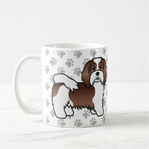 Mug Chien de dessin animé mignon havanais au chocolat