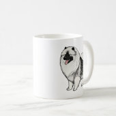 Mug Chien de dessin Keeshond | Cute Keesie Lover's (Devant droit)