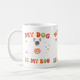 Mug Chien de femmes est Boo_ Mignon Groovy Épouvantabl
