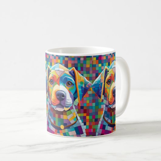 Mug Chien de Greyhound (Devant droit)