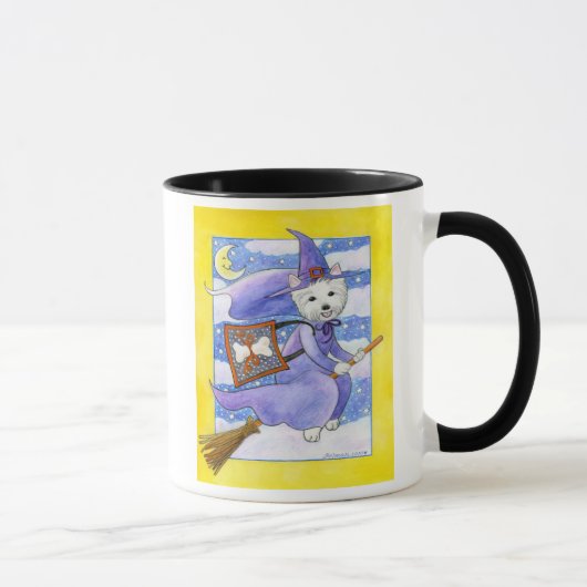 Mug Chien de Halloween Westie (Droite)