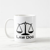 Mug Chien de loi (Gauche)