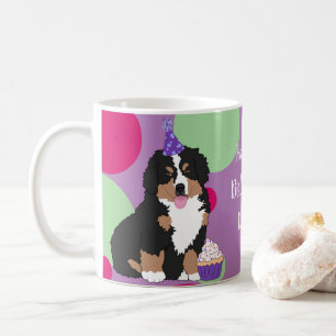 Mug Chien de montagne bernois Chiot Anniversaire