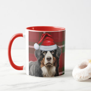 Mug Chien de Montagne bernois Rouge Vert vacances Plai