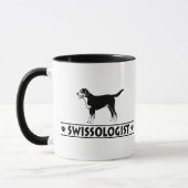 Mug Chien de montagne suisse humoristique (Gauche)