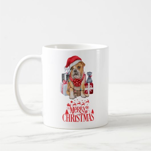 Mug Chien de Noël (Gauche)