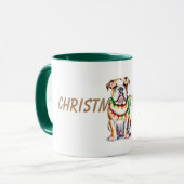 Mug Chien de Noël (Devant gauche)