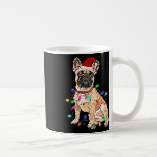Mug Chien de Noël Amoureux des chiens Français Lumière
