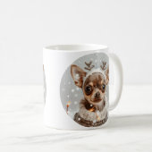 Mug Chien de Noël Chihuahua Reindeer (Devant droit)